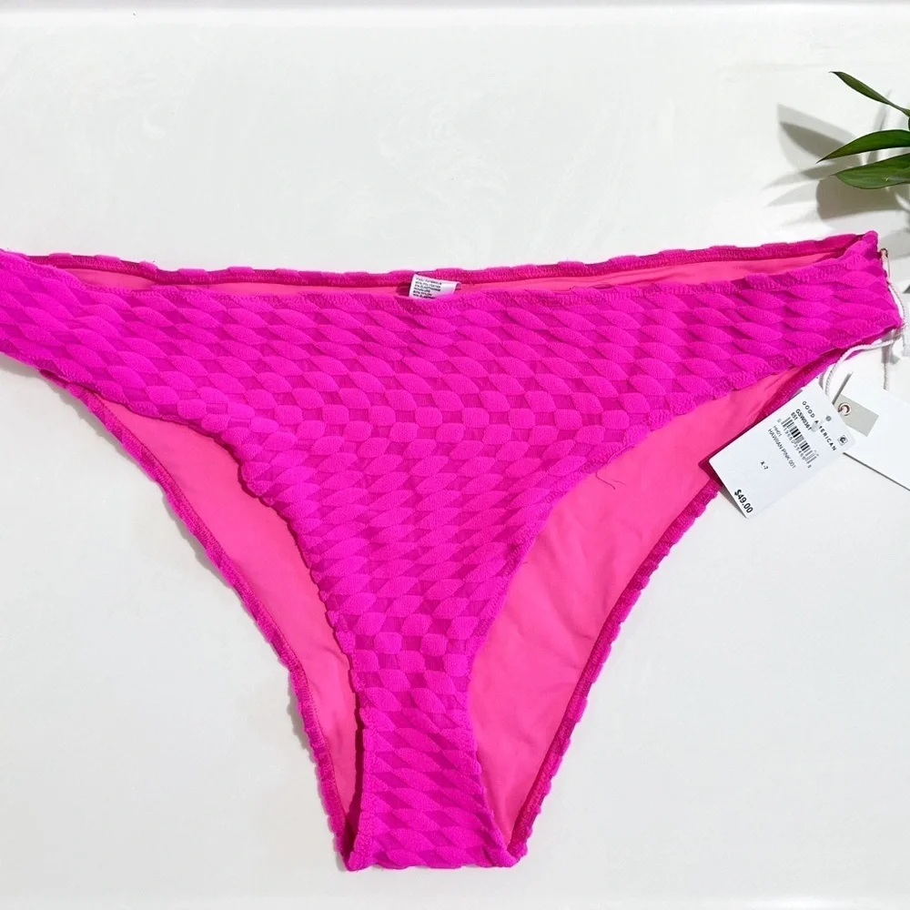 Good American Jacquard Better Bikini Bottom